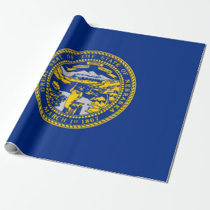 State Flag of Nebraska Wrapping Paper