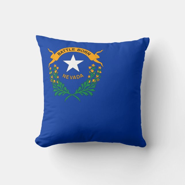 State Flag of Nevada Cushion (Front)