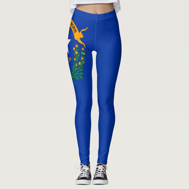 State Flag of Nevada Leggings (Front)