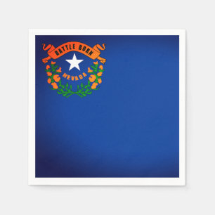 State Flag of Nevada Paper Party Napkins