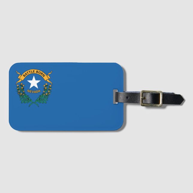 State Flag of Nevada, USA Luggage Tag (Front Horizontal)