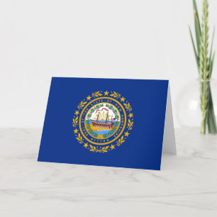 State Flag of New Hampshire Card
