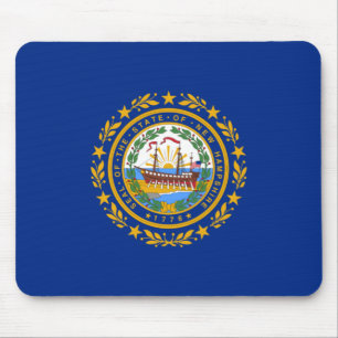 State Flag of New Hampshire Mouse Mat