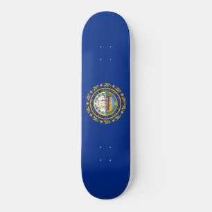 State Flag of New Hampshire Skateboard