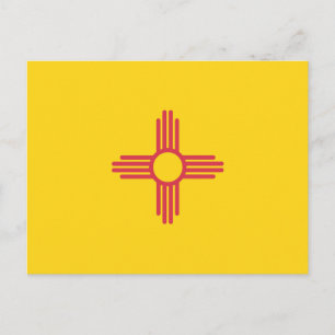 State Flag of New Mexico, USA Postcard