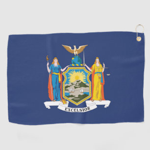 State Flag of New York, USA Golf Towel