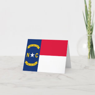 State flag of North Carolina Card