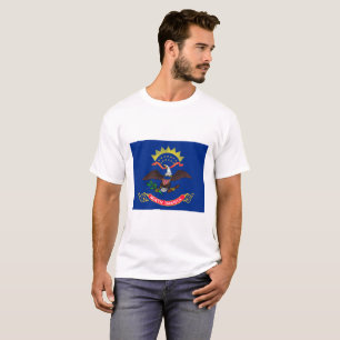 State Flag of North Dakota (North Dakotan) T-Shirt