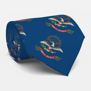 State Flag of North Dakota Tie