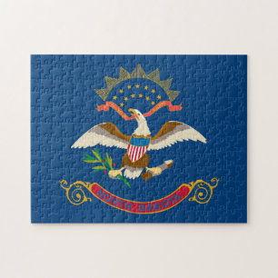State Flag of North Dakota, USA Jigsaw Puzzle