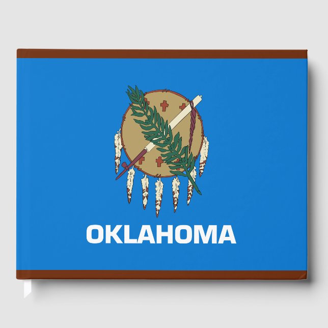 State Flag of Oklahoma Guest Book (Front)