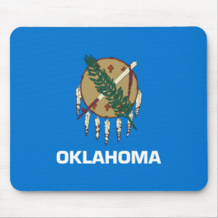 State Flag of Oklahoma Mouse Mat