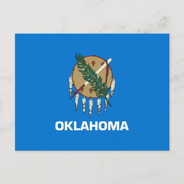 State Flag of Oklahoma Postcard (Front)