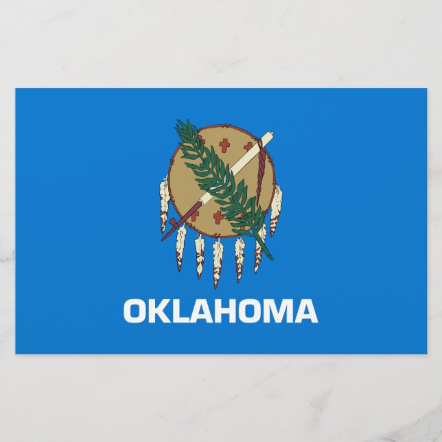State Flag of Oklahoma Stationery (Front)
