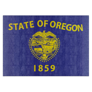 State Flag of Oregon, USA Cutting Board