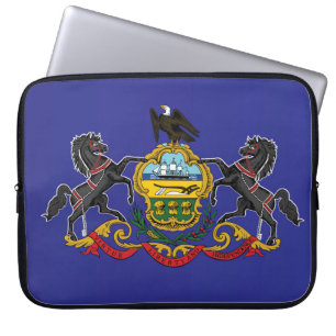 State Flag of Pennsylvania, USA Laptop Sleeve