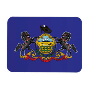 State Flag of Pennsylvania, USA Magnet
