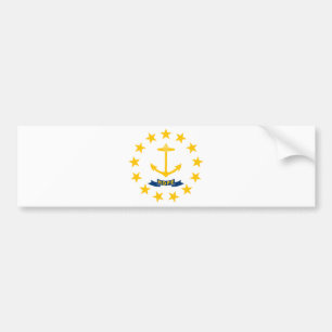 State Flag of Rhode Island Bumper Sticker