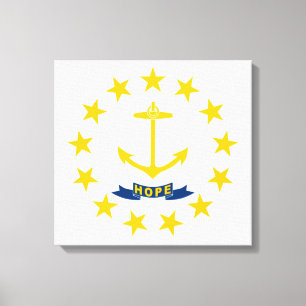 State Flag of Rhode Island Canvas Print