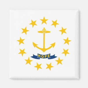 State Flag of Rhode Island Magnet
