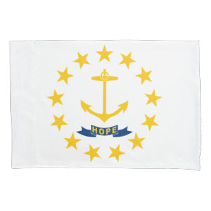 State Flag of Rhode Island Pillowcase