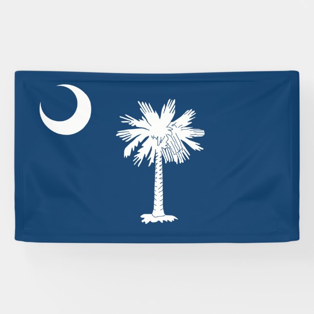 State Flag of South Carolina Banner (Horizontal)