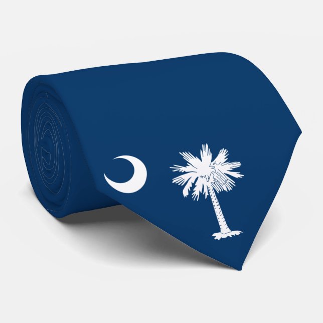 State Flag of South Carolina Tie (Rolled)