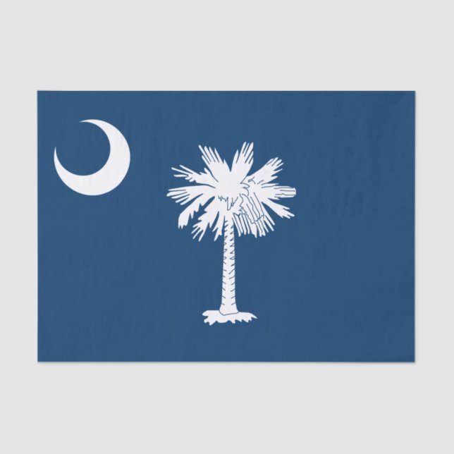 State Flag of South Carolina Tissue Paper (Front)