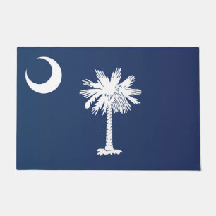 State Flag of South Carolina, USA Doormat