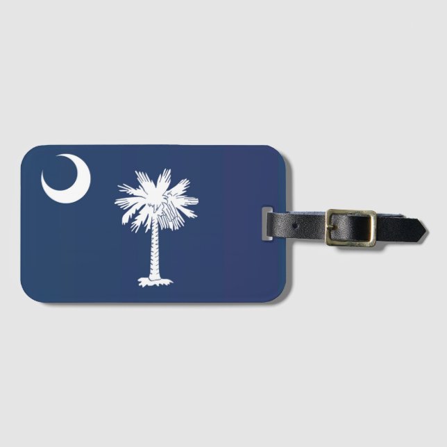State Flag of South Carolina, USA Luggage Tag (Front Horizontal)