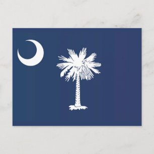 State Flag of South Carolina, USA Postcard