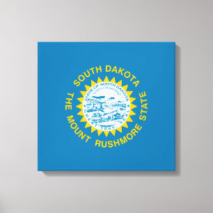 State Flag of South Dakota Canvas Print