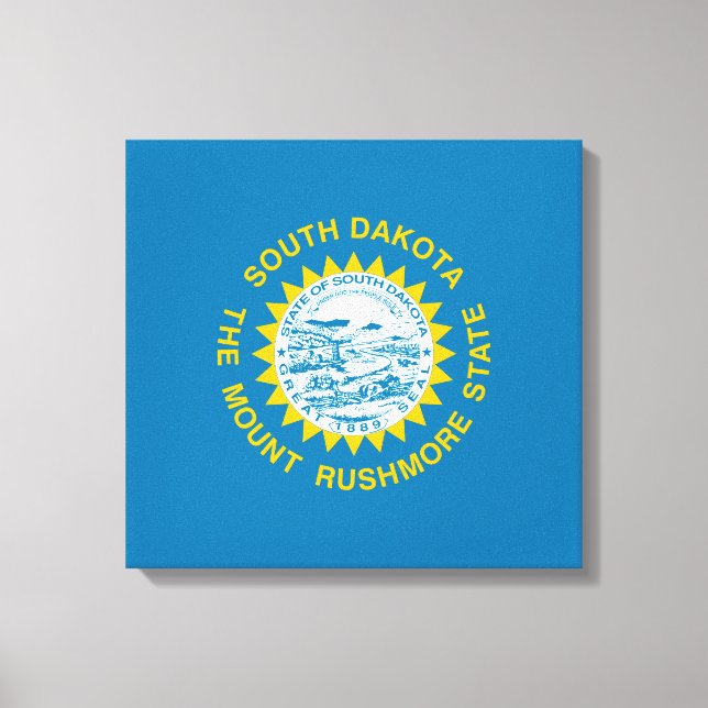 State Flag of South Dakota Canvas Print (Front)