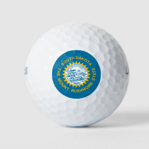 State Flag of South Dakota Golf Balls