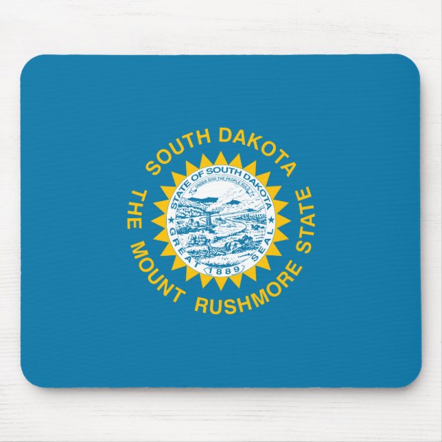 State Flag of South Dakota Mouse Mat (Front)