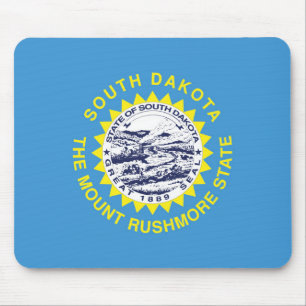 State Flag of South Dakota, USA Mouse Mat