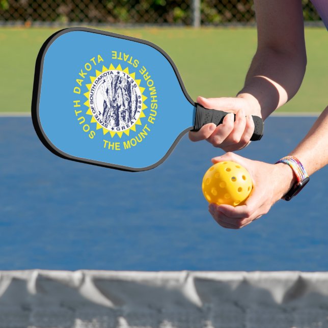 State Flag of South Dakota, USA Pickleball Paddle (Insitu)
