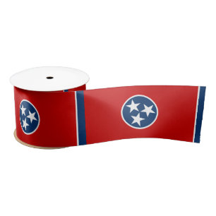 State Flag of Tennessee Satin Ribbon