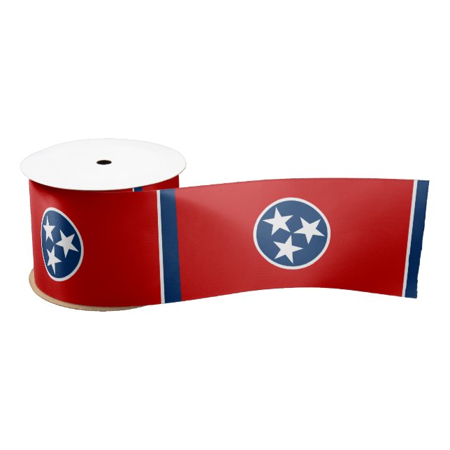 State Flag of Tennessee Satin Ribbon (Spool)
