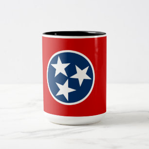 State Flag of Tennessee Two-Tone Coffee Mug