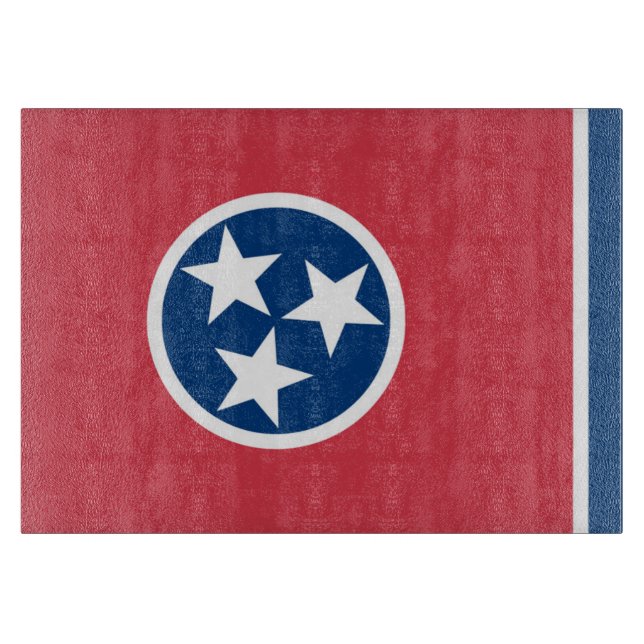 State Flag of Tennessee, USA Cutting Board (Front)