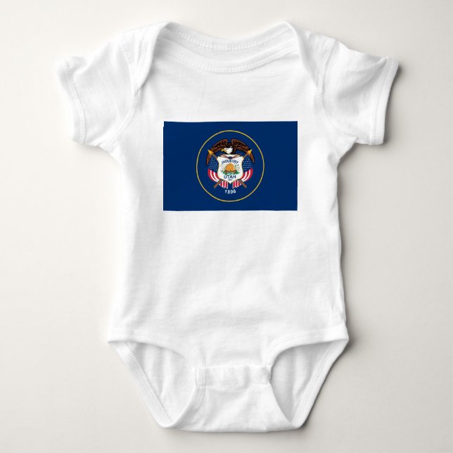 State Flag of Utah Baby Bodysuit (Front)