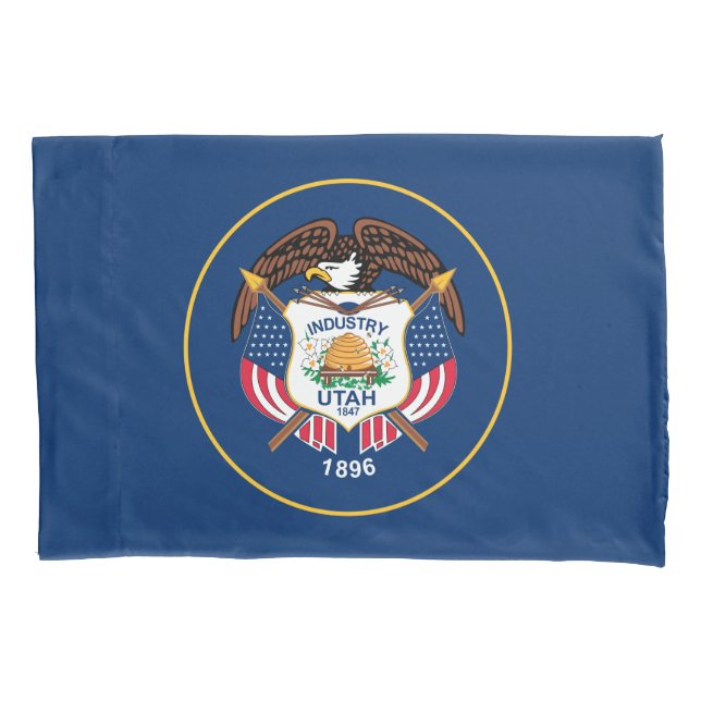 State Flag of Utah Pillowcase (Front)
