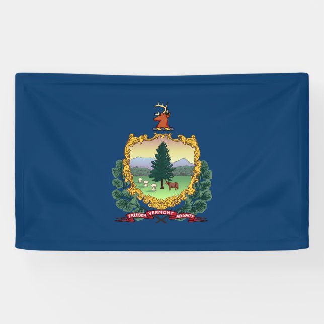 State Flag of Vermont Banner (Horizontal)