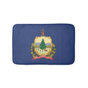 State Flag of Vermont, USA Bath Mat