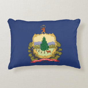 State Flag of Vermont, USA Decorative Cushion