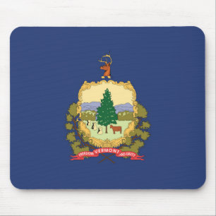 State Flag of Vermont, USA Mouse Mat
