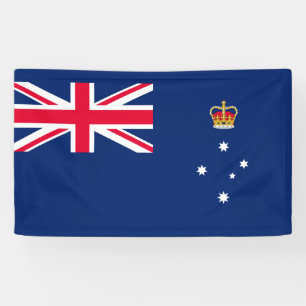 State Flag of Victoria (Australia) Banner