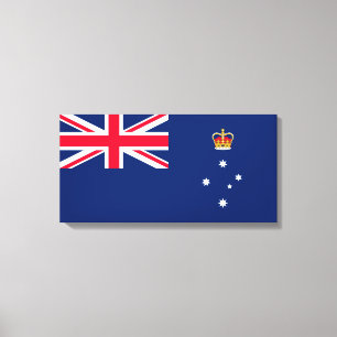 State Flag of Victoria (Australia) Canvas Print