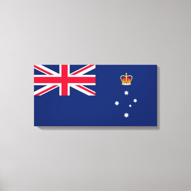 State Flag of Victoria (Australia) Canvas Print (Front)